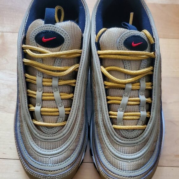 Nike Air Max 97 Gold - Size Womens 7 / Men's 5.5 - Picture 1 of 8